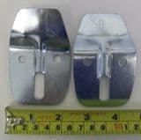 Galvanized Steel Basin Wall Hanging Brackets - PAIR - 06001405