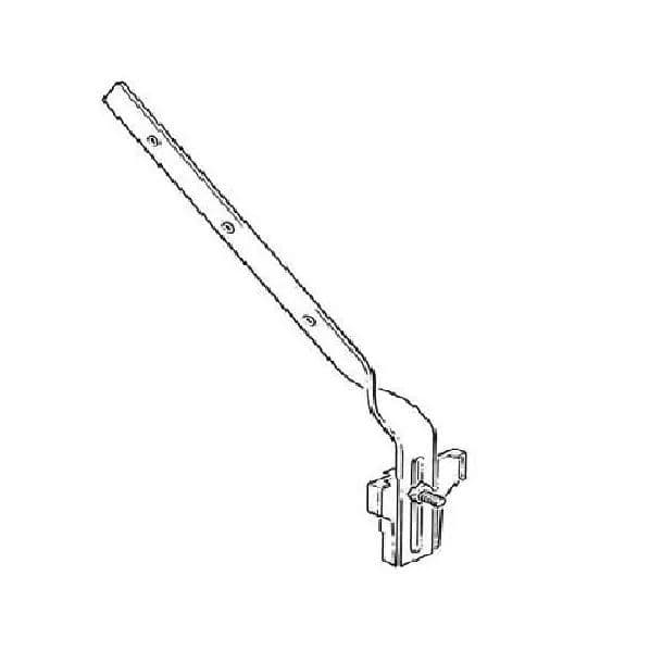 Galvanized Universal Gutter Side Rafter Bracket - 46PRBS02