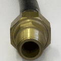 Gas Cooker Hose 1/2 inch Male Iron Union Type - 1.25mtr