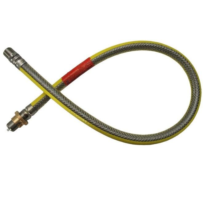 Gas Cooker Hose Straight Bayonet 1.25 Metre.