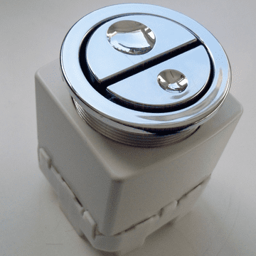 Geberit Spares - Pneumatic Dual Flush Cistern Push Button - 08000240