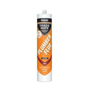 Geocel Plumber Flue Red High Temperature Silicone - 12000810
