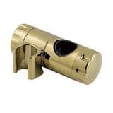 Gold Effect 25mm Shower Riser Rail Bracket - 50300695