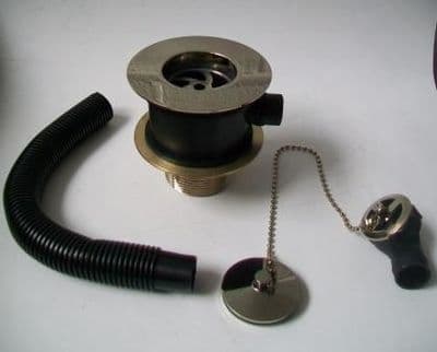 Gold Effect 85mm Flange Kitchen Sink with Overflow - 74000880