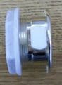 Gold Effect Back Plate for Round Cistern Levers