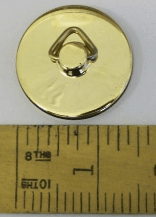 Gold Effect Metal 1 1/2 Replacement Basin Plug - 74000170
