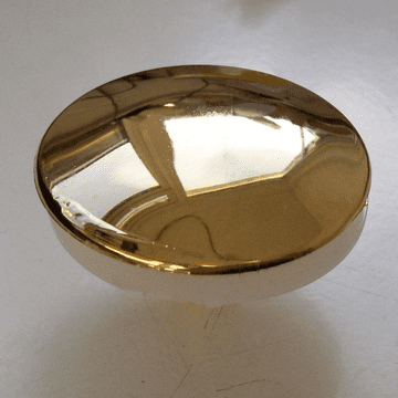 Gold Effect Plastic Bath / Sink Tap Hole Stopper Cover - 74000860