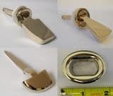 Gold Effect Side Cistern Levers