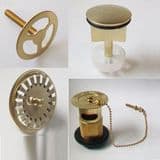 Gold Effect Sink, Basin and Bath Spares