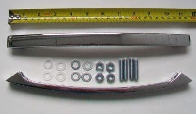 Granada Chrome Angled Bath Grip / Grab Handles 270mm - 06011619