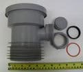 Grey Plastic, Cast Iron, Clay Soil Pipe Connector with Boss