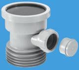 Grey Plastic, Cast Iron, Clay Soil Pipe Connector with Boss - 39050099