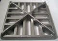 Heavy Duty Aluminium Square Gully Top 207mm - 45UG5430