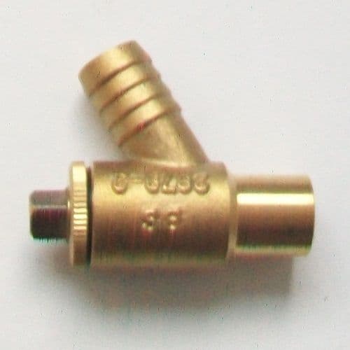 Heavy Pattern 15mm Soldered Drain / Draw Off Valve - 07002500