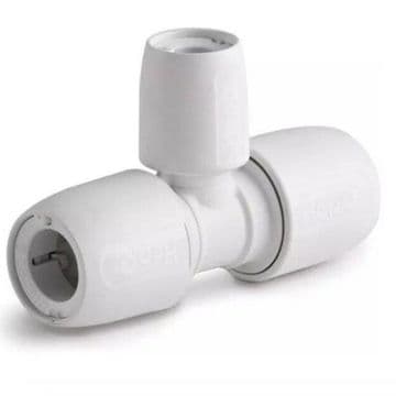 HEP2O Pushfit 15mm x 15mm x 10mm Tee HD13/15W