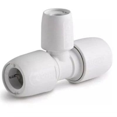 HEP2O Pushfit 15mm x 15mm x 10mm Tee HD13/15W