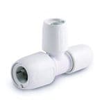 HEP2O Pushfit 22mm x 10mm x 10mm Tee HD14A/22W