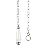 High Level Chrome and White Cistern Chain Pull - 08008632