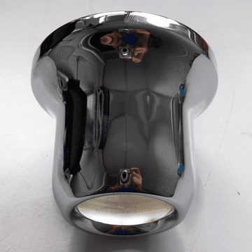 High Level Toilet Cistern Flush Pipe Shroud Chrome - 08001220