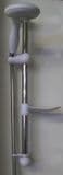 HMR White and Chrome Shower Rail Riser Kit - 50001234