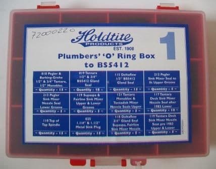 Holdtite Plumbers O Ring Small Box Set - 72000220