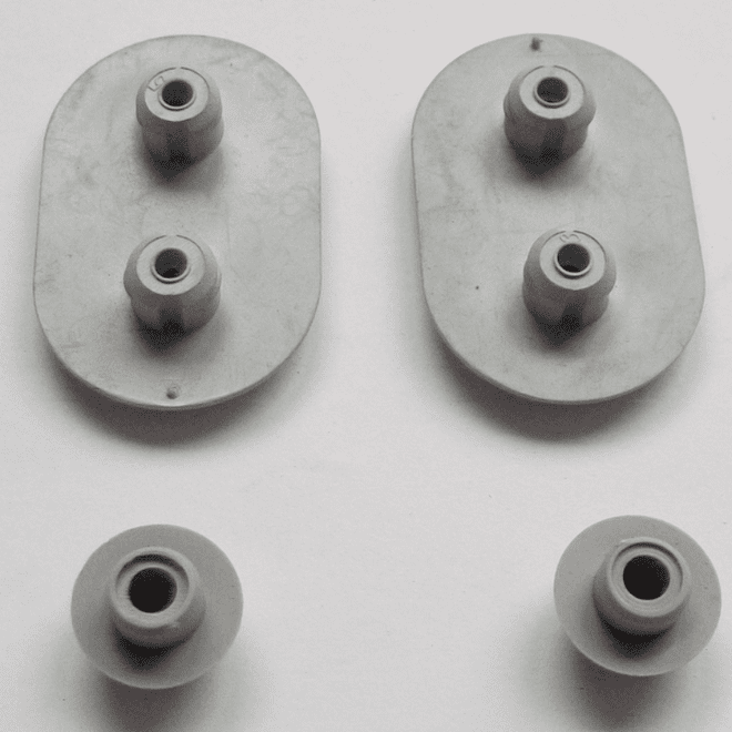 Ideal Standard / Celmac Toilet Seat Oval Buffer Pack - 02002327