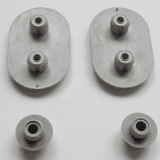 Ideal Standard / Celmac Toilet Seat Oval Buffer Pack - 02002327