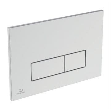 Ideal Standard Chrome Oleas Dual Button Flush Plate - 08001332