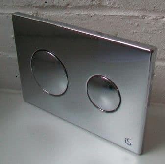 Ideal Standard Concealed Cistern Dual Button Flush Plate - 08001317