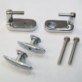 Ideal Standard L Shape Top Fix Toilet Seat Hinges - 03065631