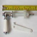 Ideal Standard Small Hole Cistern Lever Chrome / White E4755AA - 08000429