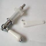 Ideal Standard Small Hole Cistern Lever Chrome / White E4755AA - 08000429