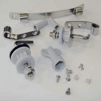Ideal Standard Space Round Toilet Seat Hinges - 02002033