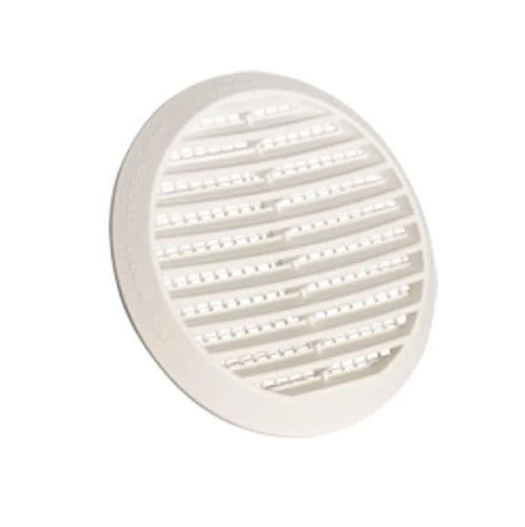 InnoVator Round Louvred Ventilator Grill - White - 70005211