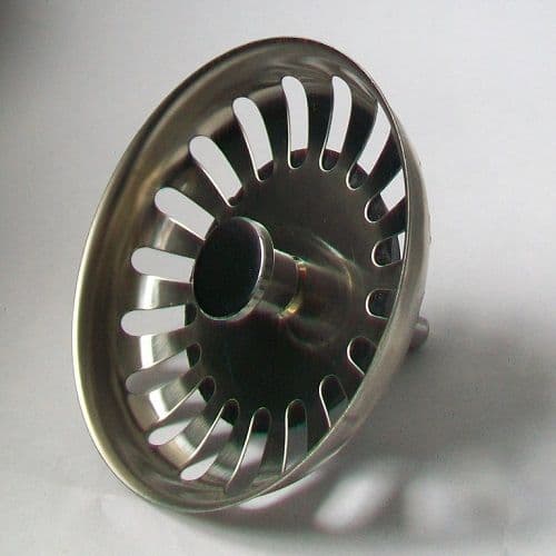 Kitchen Sink Basket Strainer Waste Plug 81mm 74000094 Plumbers Mate Ltd