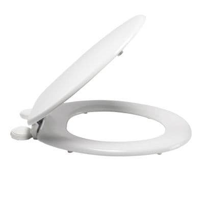 Korona White Moulded Wood Toilet Seat - 07000892