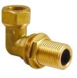 Kuterlite Bent Male Iron Tank Connector 15mm x 1/2 - 2445150W