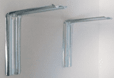 L Shaped Steel Cistern Support Wall Brackets - PAIR - 06001360
