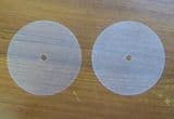 Large 5 inch Round Syphon Diaphragm Washers - PAIR
