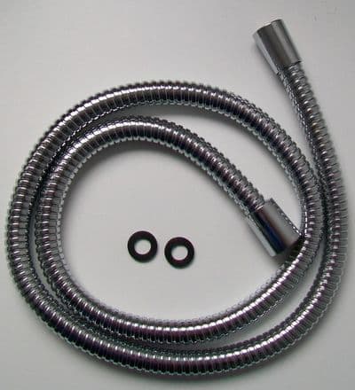 Large Bore Stainless Steel Shower Hose - 4 foot / 1.25 Metre - 50803232