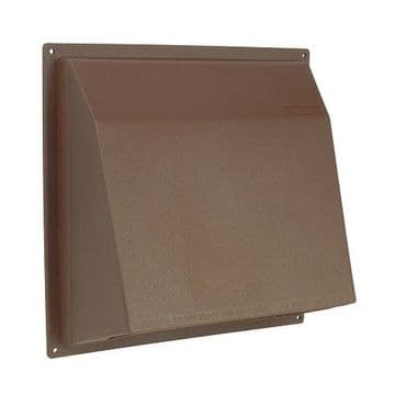 Large Cowl Ventilator with Grill - Brown - 70000560