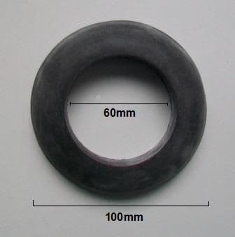 Large Rubber 2 in Close Coupled Cistern Doughnut Washer - 08000130