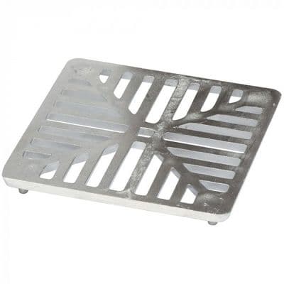 Light Duty Aluminium Square Gully Grid Top 207mm - 450UG454