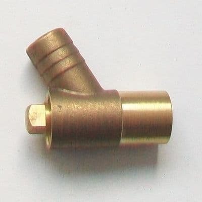 Draw Off Plug Light Pattern 15mm Soldered Drain / Draw Off Cock - 07002490 - Plumbers ...