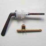 Long Lever Chrome Toilet Cistern Flush Handle - 08000424