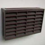 Louvre Double Air Brick - Rustic Brown - 70000050