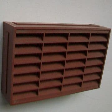 Louvre Double Air Brick - Rustic Red - 70000070