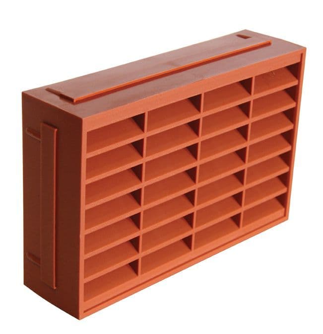 Louvre Double Air Brick - Terracotta - 70000090
