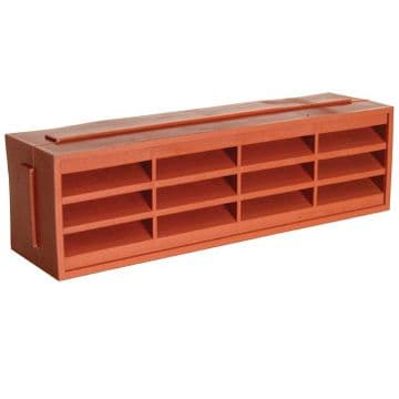Louvre Single Air Brick - Terracotta - 70000100