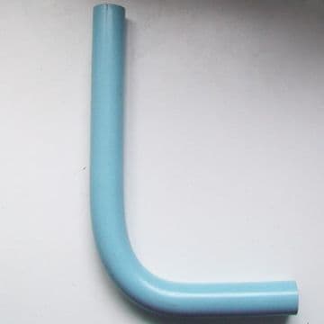 Low Level Toilet Cistern Flush Pipe Sky Blue 14 x 9